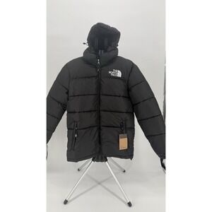 NWT The North Face Men 700 Fill Plus XL Fits L Black Hood‎ Winter Jacket READ